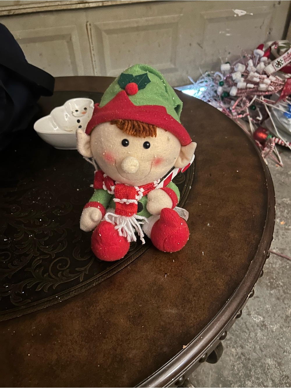 Hobby Lobby Red & Green Plush Holiday Elf